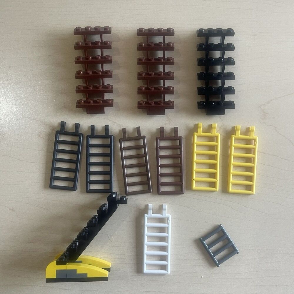 Lot of 12 Lego Stairs & Ladders 7X4X6 Staircases 4279270 4277752